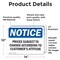 Signmission Prices Subject To Change According To Customer'S, 14 in W x Rectangle, Vinyl Decal OS-2PACK-NS-D-1014-L-17798 - alternate 2